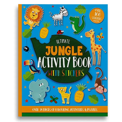 New Jungle 24 Page 100 Sticker Activity Book - Books