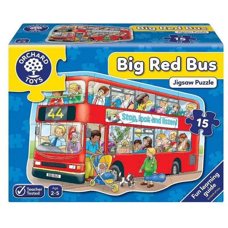 Orchard Toys JIgsaw Puzzles (Various Designs) - Big Red Bus