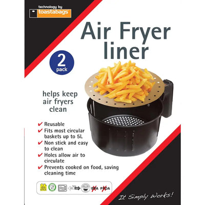 Planit Reusable Air Fry Liner 2 Pack - Air Fryer Liner