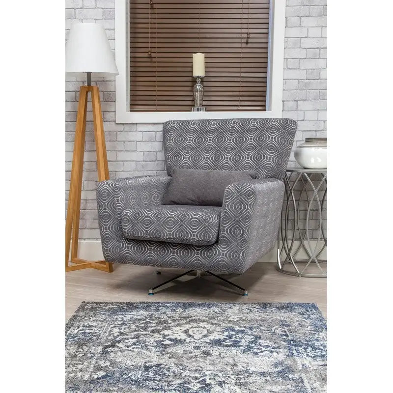 Poppy Occasional Swivel Chair (Matching Stool and Cushions