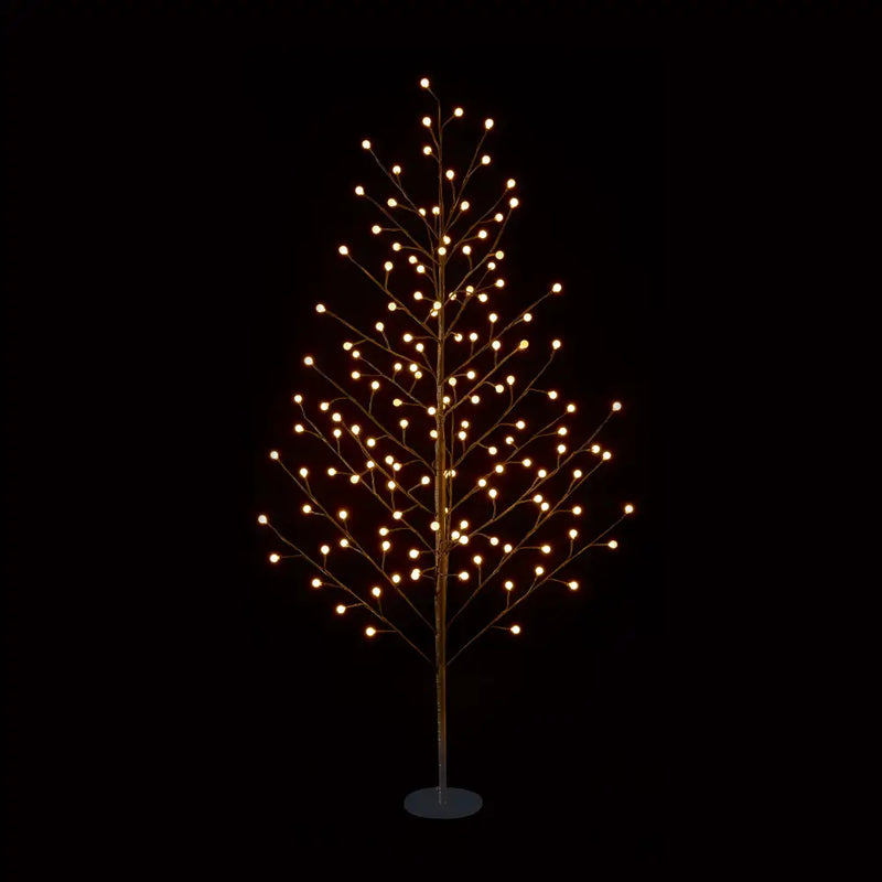 Premier Lit Black Berry Christmas Tree - 1.8m / 1.5m / 1.2m