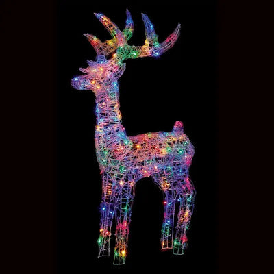 Premier Multi Action Lit Soft Acrylic Reindeer 160 Multi