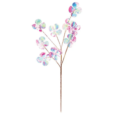 Premier Pink Iridescent Mini Flower Spray 62cm - Seasonal &
