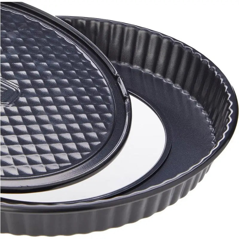 Prestige Inspire Bakeware Flat Tin Round - Black 26x26x3cm