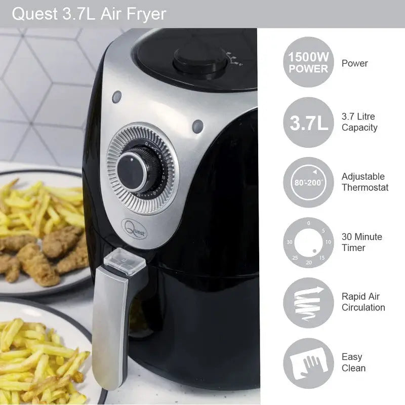 Quest 1500W Air Fryer 3.7 Litre - Kitchenware
