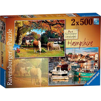 Ravensburger Puzzle 2x500pce No.6 Picturesque Landscapes -