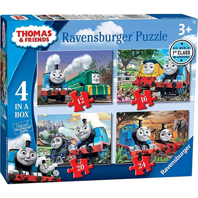 Ravensburger Puzzle 4 In A Box 12/16/20/24pce Thomas &