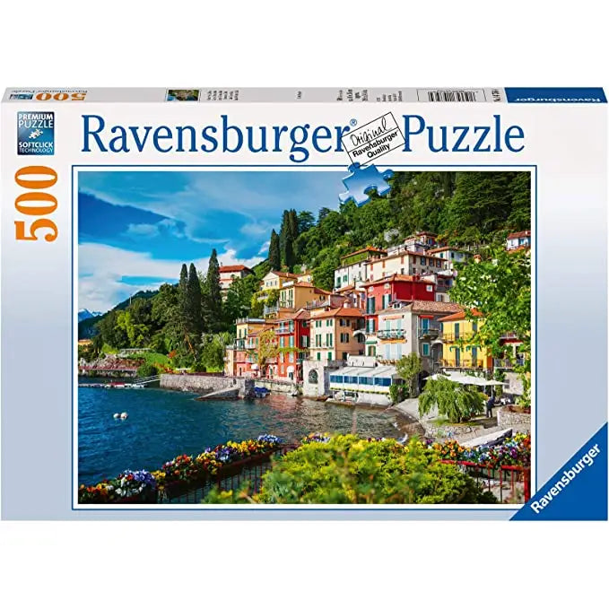 Ravensburger Puzzle 500pce Lake Como Italy - Jigsaw Puzzles