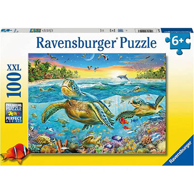 Ravensburger Swim With Sea Turtles Xxl 100 Pce - Jigsaw