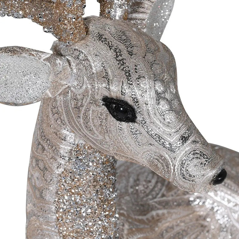 Regency Gold Glitter Lying Deer - Seasonal & Holiday