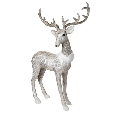 Regency Gold Glitter Standing Deer - Seasonal & Holiday