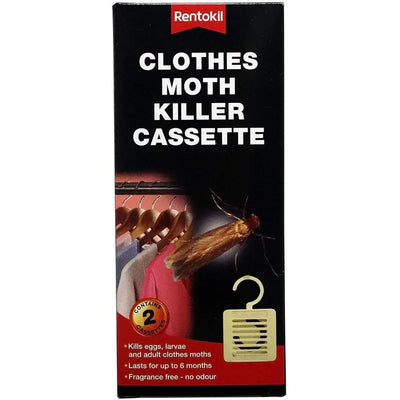 Rentokil Clothes Moth Killer Cassette Twin Pack - Pest