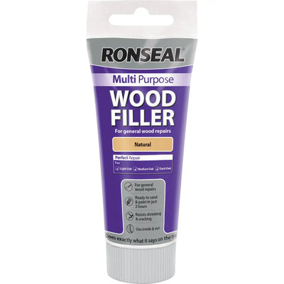 Ronseal Multi Purpose Wood Filler Range 100g - Natural