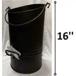 Round Tower Black Coal Hod - 16 / 21 Inch - 16 Inch