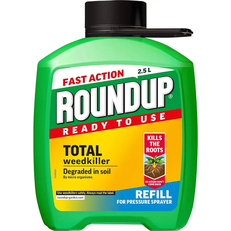 Roundup Fast Acting Pump N Go Refill - Various Sizes - 2.5L