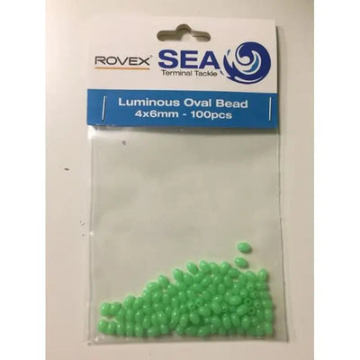 Rovex Accessory Luminous Oval Beads 4x6mm - 100pcs - Fishing