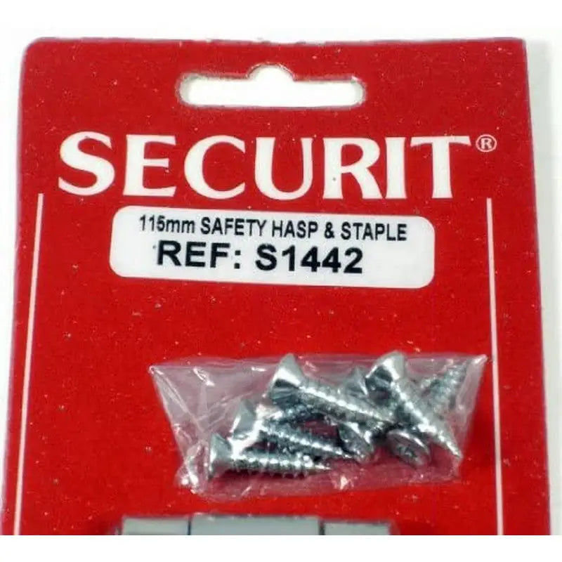 Securit Safety Hasp & Staple Zinc PlateÂ - 115Mm (4 Inch) -
