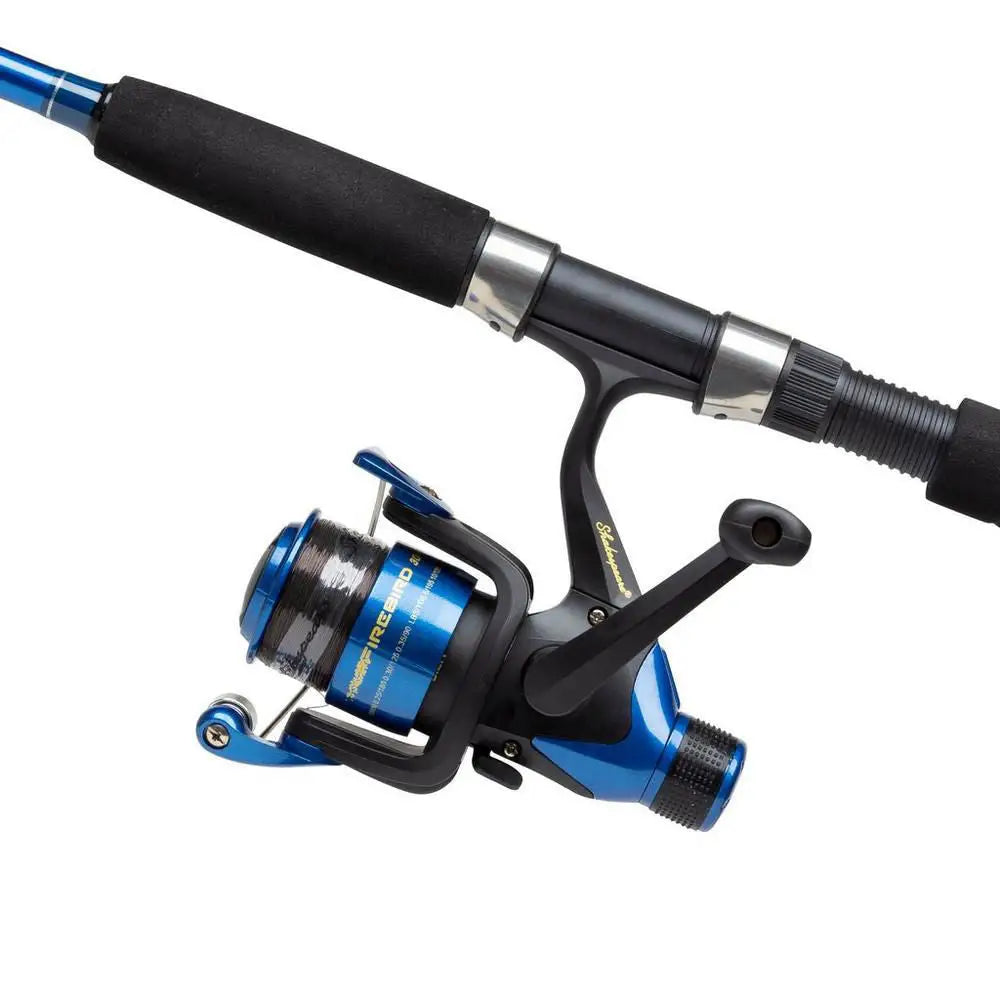 Shakespeare Firebird 9ft Fishing Rod Combo Including Reel & Line - 20g/80g  Blue – Stewart and Gibson Ltd