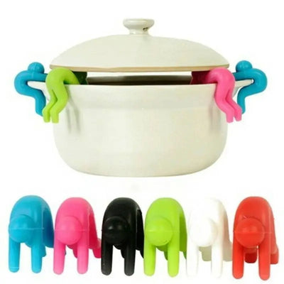 Silicone Pan Lid Lifters - Anti Boil Over - Spill Proof Pot