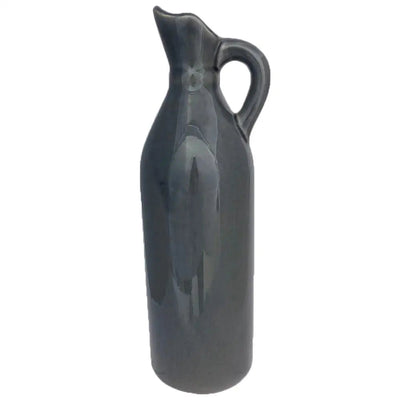 Small Charcoal Grey Jug 36cm - Vases
