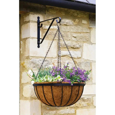Smart Garden 14 Inch Saxon Flower Hanging Basket - Gardening