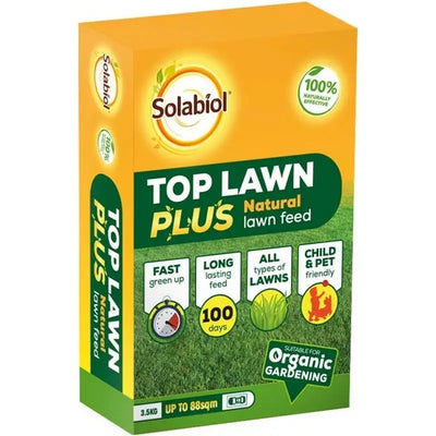 Solabiol Top Lawn Plus Natural Feed 88sqm - 3.5kg Grass Seed
