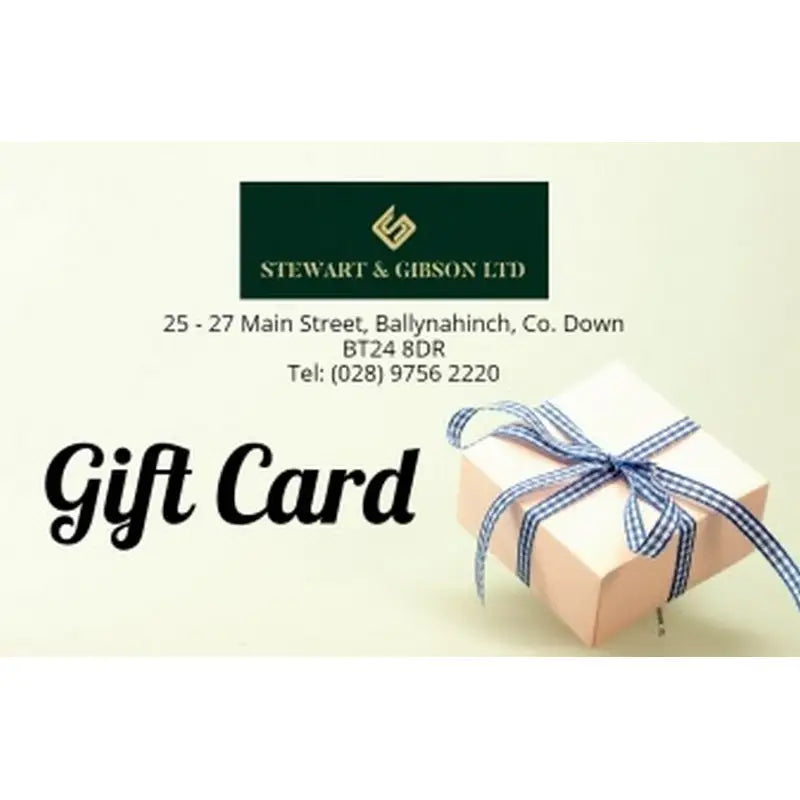 Stewart And Gibson Ltd - Gift Card - £10.00 - Gift Cards