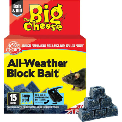 STV THE BIG CHEESE MOUSE & RAT KILLER - 15 / 30 PACK - 15