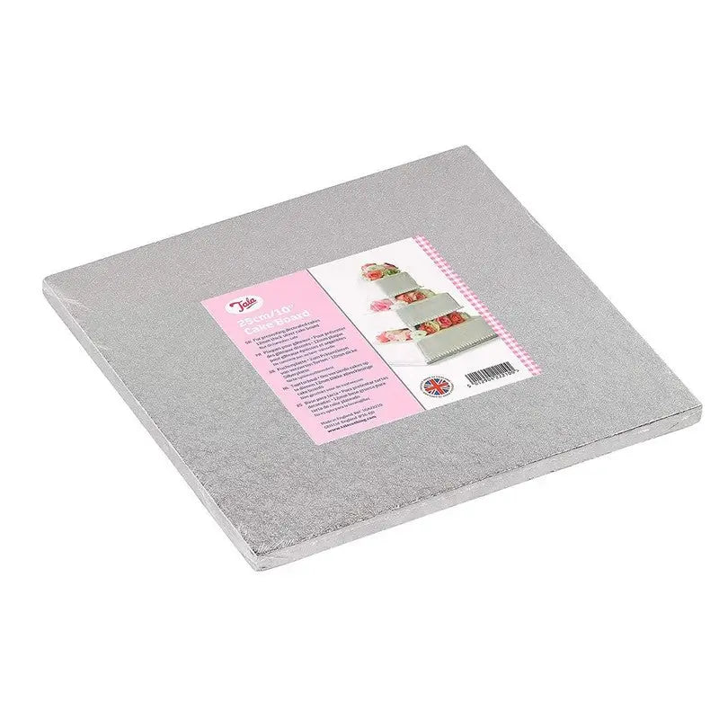 Tala Square Cake Board 10’’ 12mm Thick - 25cm - Baking