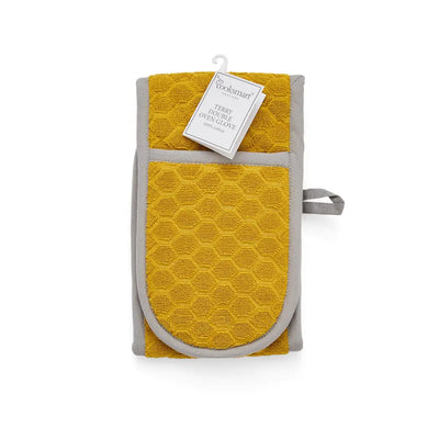 Terry Double Oven Glove - Honeycomb - Kitchenware