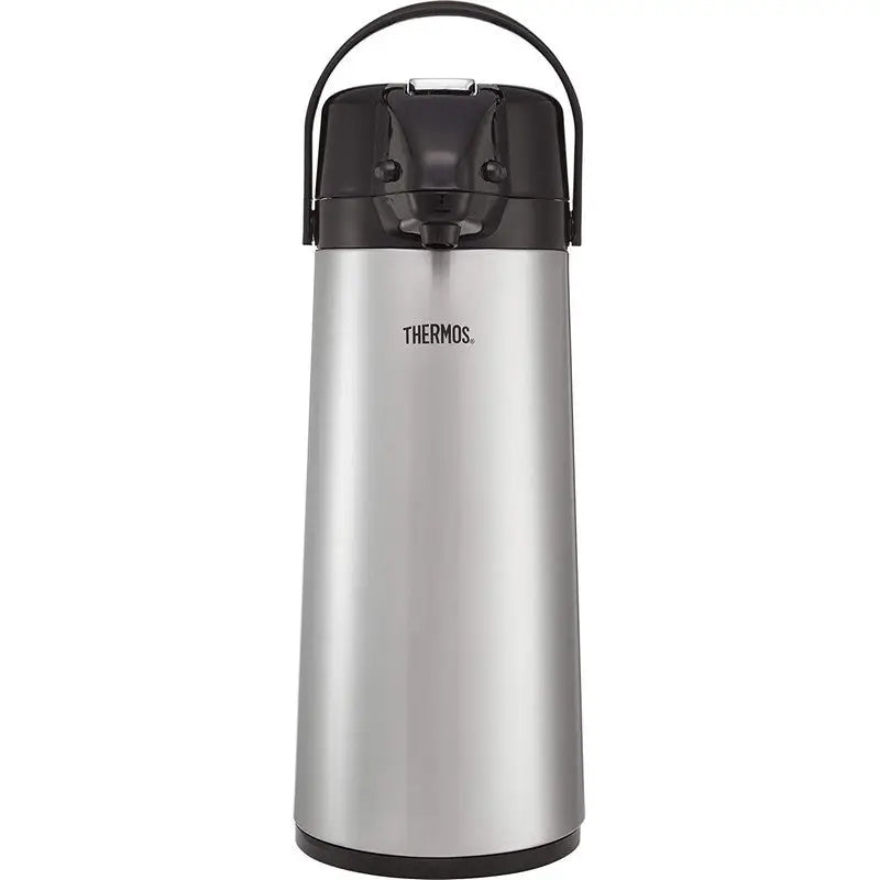 Thermos Vacuum Insulated Glass Double Wall Pump Pot - 2.5