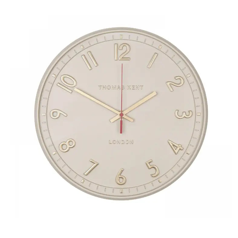 Thomas Kent 14’ Tresco Wall Clock - Available Colours Linen