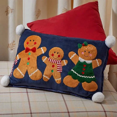 Three Kings Christmas Gingerbread Family Cushion 30 x 50cm -