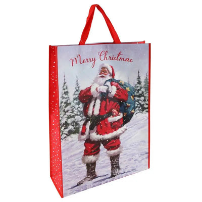 Tradition Santa Jumbo Woven Bag For Life - Seasonal &