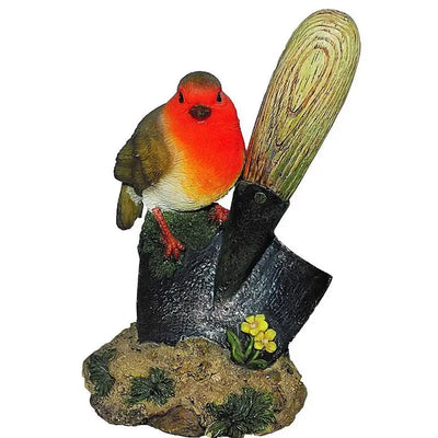 Vivid Arts Bird On A Trowel Decorative Indoor/Outdoor