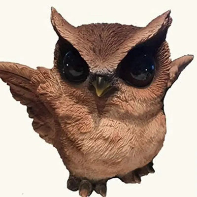 Vivid Arts Frost Proof Brown Flapping Owl Small - Homeware