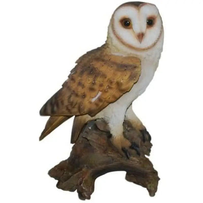 Vivid Arts Frost Resistant Real Life Barn Owl Ornament -