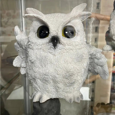 Vivid Arts Frost Resistant Snow Owl Large Ornament -