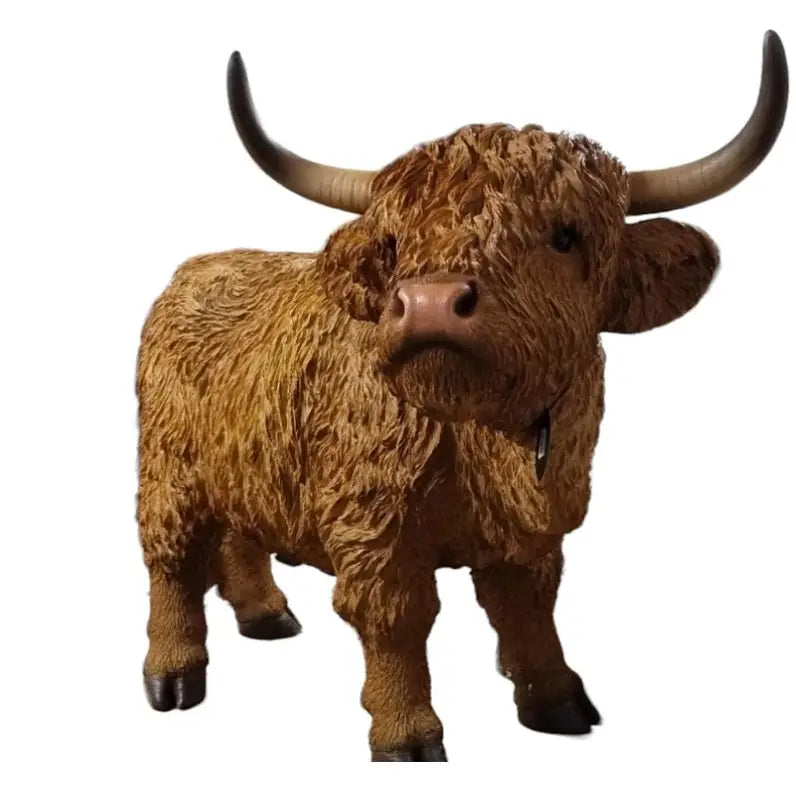 Vivid Arts Real Life Highland Cattle Decorative