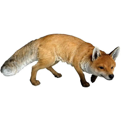 Vivid Arts Real Life XL Prowling Fox Garden Ornament (Size