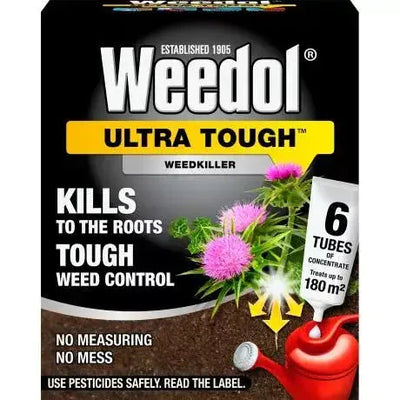 Weedol Ultra Tough Weedkiller Tubes - 6 / 12 Pack - 6 Pack -