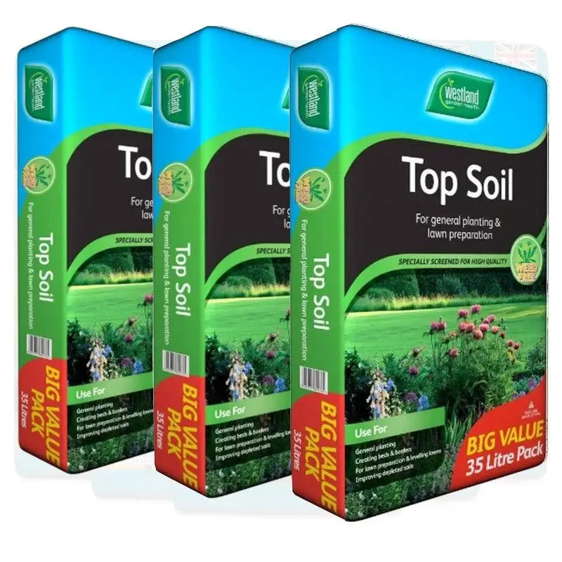 Westland Top Soil (Big Value Bag) - 30 Litre - 3 x 30
