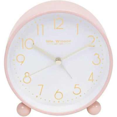 Widdop Metal Case Blush Alarm Clock 10.8cm - Alarm Clocks