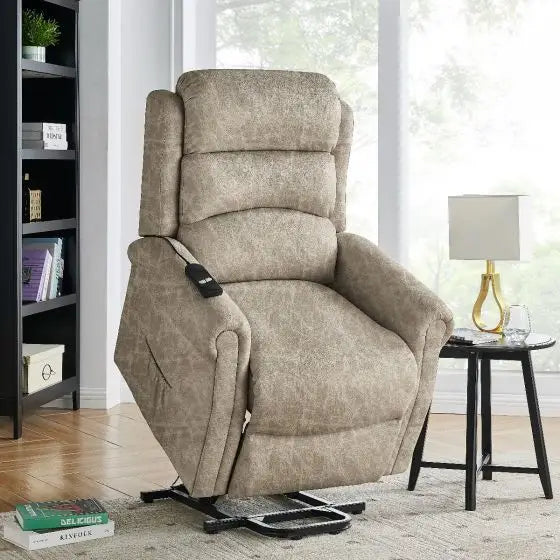 Willis Lift Rise Dual Control Recliner Chair Truffle Stewart and Gibson Stewart and Gibson Ltd