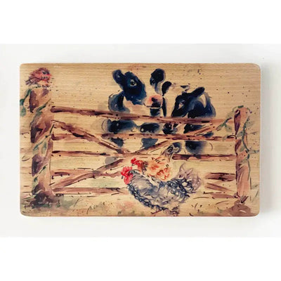 Wooden Chopping Board 30 x 20cm - Cow And Gate