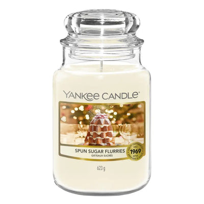 Yankee Candle Spun Sugar Flurries - Large Jar - Scented