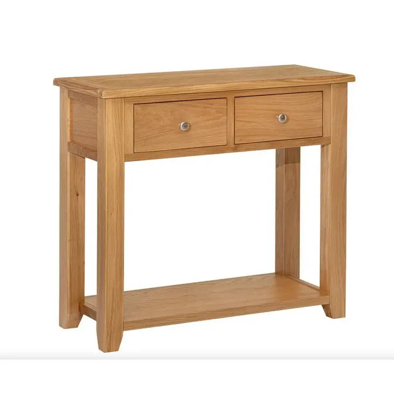 Zara Oak Console Table - 890 x 350 800mm Furniture