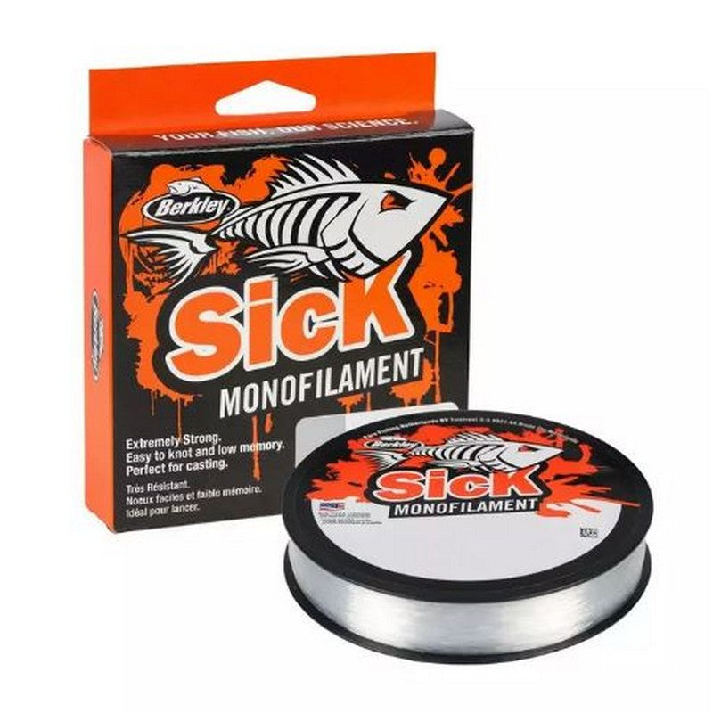 Berkley Sick Monofilament 4.6KG (10lb) 300M (330yd) 0.20mm - Clear
