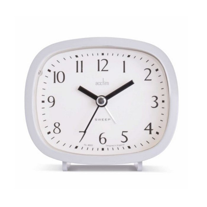 Acctim Continental Hilda Alarm Clock - White
