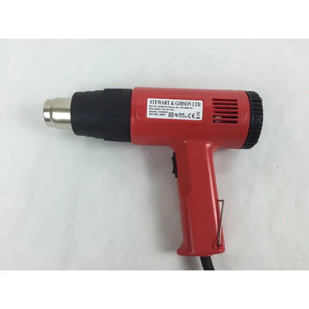 2000W Dual Temperature Hot Air Heat Gun + 4 Nozzles 230V -